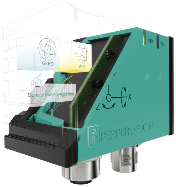 Sensor de inclinação dinâmica com estabilidade angular única